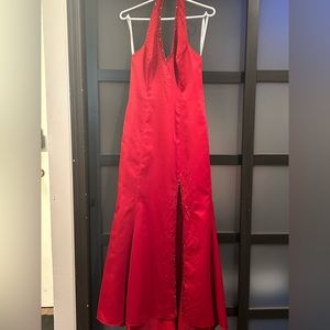 Backless Red Evening Gown Dress Ultimate Lady In Red